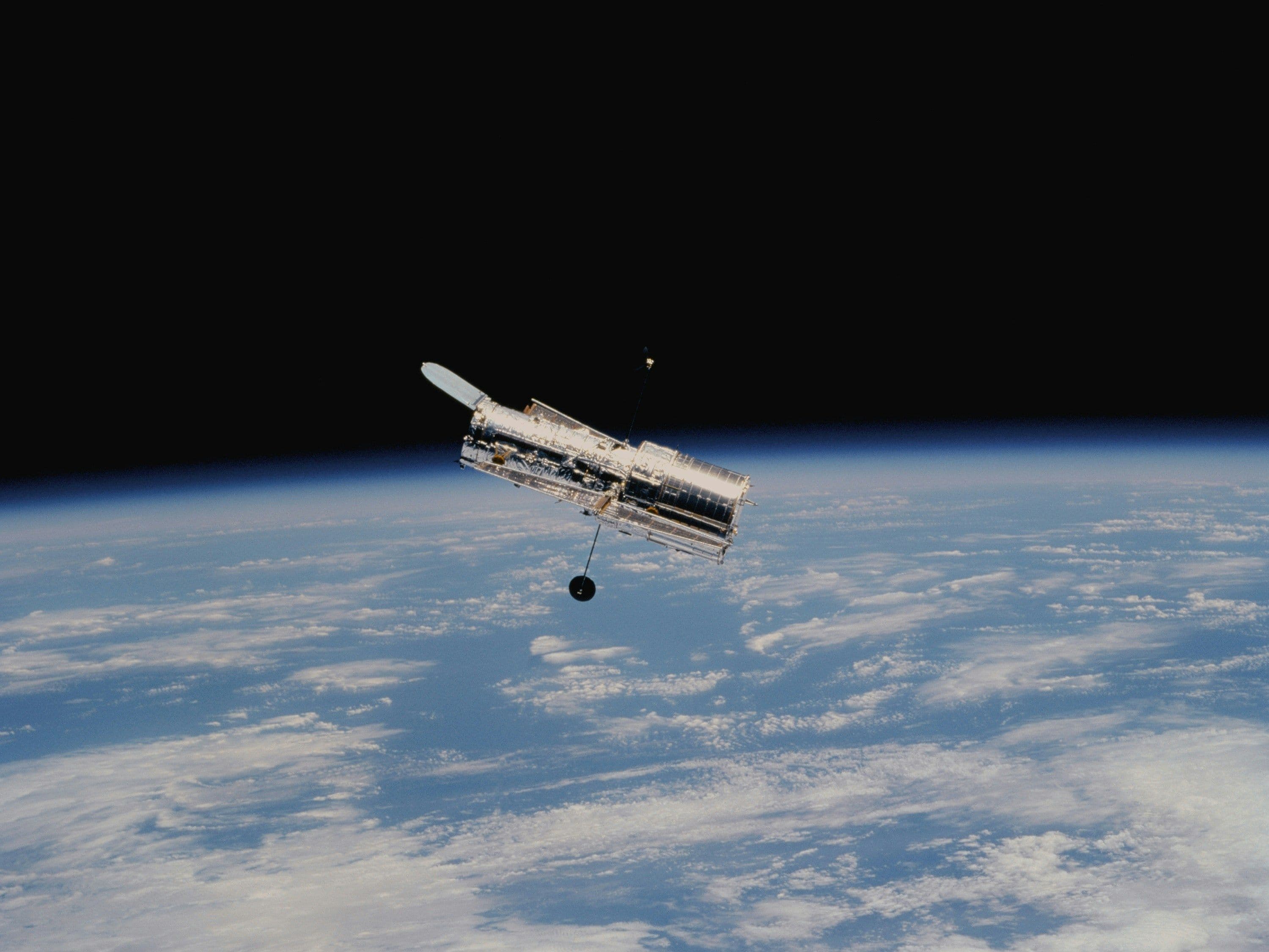 Satellite in space